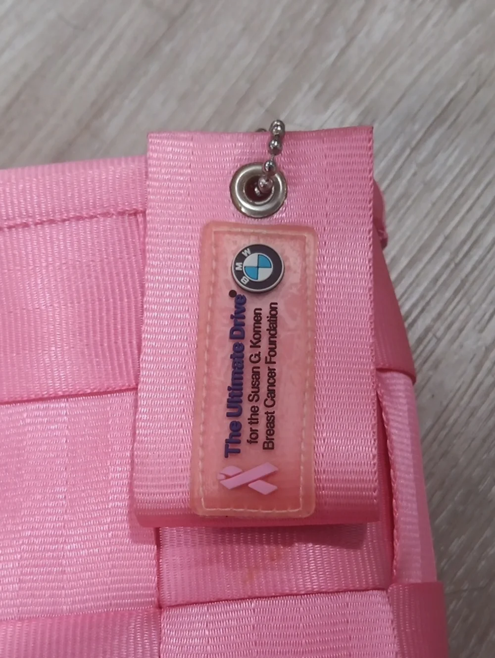 Harveys Pink Seatbelt Makeup Bag